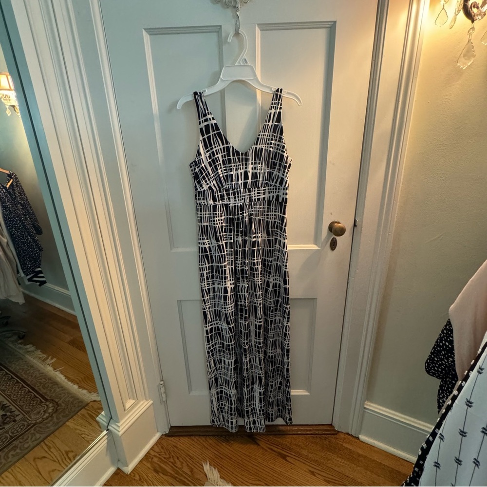 Black and white printed Ann Taylor Dress